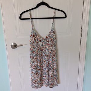 Bershka Floral Spaghetti Strap Top EUR S/ US S